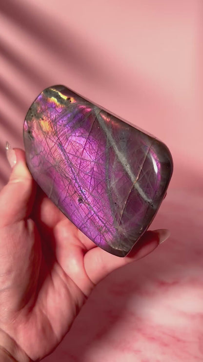 Purple/Pink Labradorite Freeform