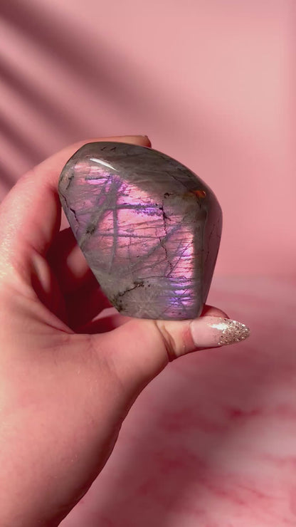 Pink Labradorite Freeform