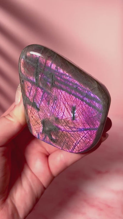 Pink Labradorite Freeform