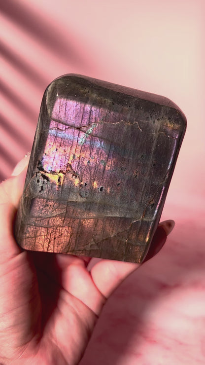 Pastel Banded Labradorite Freeform
