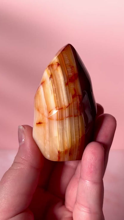 Banded Carnelian Flame